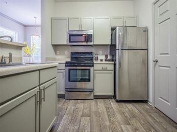Stainless steel kitchen appliances*